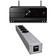 Yamaha RX-A2A Black + Taga Harmony PF-400USB Silver . Home Cinema Receiver 7.2 - 100W/channel - Dolby Atmos/DTS:X - FM/DAB Tuner - HDMI 8K - 4K/120Hz - HDR10+ - Wi-Fi/Bluetooth/AirPlay 2 - Multiroom + Filtered 4-socket power strip .
