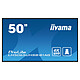 iiyama 50" LED - ProLite LH5065UHSB-B1AG. 3840 x 2160 pixel 16:9 - VA - Pannello opaco, Haze 25% - 5000:1 - 800 cd/m² - 9,5 ms - Sistema operativo Android - HDMI/Porta display - Ethernet - Wi-Fi - Altoparlanti integrati - 24 ore su 24, 7 giorni su 7 - Nero .