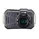 Pentax WG-1000 Grey . 16 MP compact rugged camera - 4x optical zoom - Full HD video - 2.7" LCD screen - 15 m waterproof - Built-in flash .
