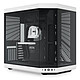Hyte Y70 (White/Black). Panoramic mid-tower case with tempered glass walls.