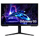 Samsung 27" LED - Odyssey G3 S27DG300EU . Full HD 1080p PC monitor - 1920 x 1080 pixels - 1 ms (MPRT) - 16/9 - VA panel - 180 Hz - HDR10 - FreeSync - HDMI/DisplayPort - Pivot - Black .