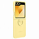 Opiniones sobre Funda de silicona Samsung Anillo amarillo Galaxy Z Flip 6 .