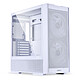 Lian Li LANCOOL 206 RW - Blanco  Caja de media torre con panel frontal de malla, panel de cristal templado y 2 ventiladores ARGB de 160 mm 