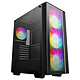 DeepCool Matrexx 55 V4 C - Black. Mid-tower case with tempered glass front and window and 4 ARGB fans.