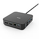 Estación de acoplamiento i-tec USB-C HDMI Dual DP + Power Delivery 100W + Cargador universal 100W. Estación de acoplamiento USB-C con 2x DisplayPort / 1x HDMI / 1x USB-C 3.1 / 3x USB 3.0 / 2x USB 2.0 / 1x Gigabit Ethernet / 1x puerto combo de 3,5 mm .