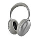 KEF Mu7 Argent Casque supra-auriculaire sans fil - Réduction de bruit active - Bluetooth 5.1 - Commandes tactiles - Micro - Autonomie 40h - Charge rapide