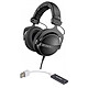 Beyerdynamic DT 770 PRO Black Edition 250 Ohms (Limited Edition) + Real Cable i-DAC 192 kHz - Black. Closed-back circum-aural monitoring headphones - Dynamic transducers - Bass Reflex - 250 Ohms - 3.5/6.35 mm jack - Limited Edition + 24-bit / 192 kHz DAC amplifier.