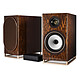 Triangle Capella Nebula Brown Wood. Pair of active bookshelf speakers with Stereo Hub - Bluetooth, Wi-Fi, WiSA - 2 x 100 Watts - HDMI ARC / Optical / Coaxial / RCA / Aux / USB-B (per pair).