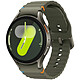 Samsung Galaxy Watch7 4G (44 mm / Verde). Reloj conectado 44 mm 4G-LTE - aluminio - resistente al agua IP6X - GPS - RAM 2 GB - pantalla táctil Super AMOLED 1,5" - 32 GB - NFC/Wi-Fi/Bluetooth 5.3 - 300 mAh - Android Wear 5.0 - correa deportiva de silicona.