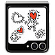 Samsung Coque Keith Haring Galaxy Z Flip 6 Coque personnalisable Keith Haring pour Samsung Galaxy Z Flip6