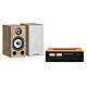 NAD C 3050 (Standard Edition) + Triangle Comète Ez Light Oak. Hybrid stereo amplifier 2 x 80 Watts - Wi-Fi/Bluetooth/AirPlay 2 - Gigabit Ethernet - BluOS Multiroom - HDMI eARC + Compact 80 W Bass-Reflex bookshelf speaker (pair).