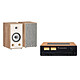 NAD C 3050 (Standard Edition) + Triangle Borea BR03 Chêne clair Amplificateur hybride stéréo 2 x 80 Watts - Wi-Fi/Bluetooth/AirPlay 2 - Gigabit Ethernet - Multiroom BluOS - HDMI eARC + Enceinte bibliothèque 2 x 100 Watts (par paire)