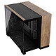 Corsair 2500X (Negro/Nogal). Caja minitorre con panel y frontal de cristal templado - Compatible con ASUS BTF y MSI Project Zero.