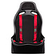 Next Level Racing Elite ES1. Racing seat - seat belts - suede finish .