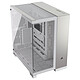 Corsair 6500X (Blanco/Aluminio). Caja de torre mediana con panel y frontal de cristal templado - Compatible con ASUS BTF y MSI Project Zero.