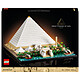 LEGO Architecture 21058 La grande pyramide de Gizeh  Set de construction - Modèle collector à exposer pour adultes - Un cadeau amusant pour les passionnés d'histoire, de monuments antiques et de voyages (1 476 pièces)