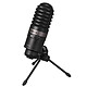 Yamaha YCM01U - Black . Dynamic microphone - Cardioid directionality - Streaming - USB-C.