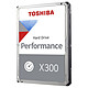 Toshiba X300 8 To (HDWR780EZSTA) Disque dur 3.5" 8 To 7200 RPM 512 Mo Serial ATA 6 Gb/s - Version retail