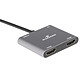 Bluestork Duo HDMI Hub USB-C 2 porte HDMI + 1 porta USB + 1 porta USB-C - Power Delivery 100W