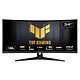 ASUS 34" LED - TUF Gaming VG34VQ3B. Monitor PC UltraWide WQHD - 3440 x 1440 pixel - 1 ms (MPRT) - 21/9 - Pannello VA curvo - HDR 400 - 180 Hz - FreeSync Premium - Porta HDMI/Display - Hub USB 3.0 - Altoparlanti - Nero.