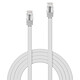 Cable plano Lindy RJ45 categoría 6 U/UTP 0,3 m (Blanco) . Cable de red Cat. 6 .