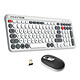 Advance Ergostyle Wireless. Pack de teclado y ratón inalámbricos - RF 2,4 GHz - 3200 ppp - 3 botones - AZERTY, Francés .