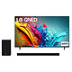 LG 55QNED85 + SP8YA. QNED 4K 55" (140 cm) TV - 120 Hz - Dolby Vision IQ / HDR10 / HLG - Wi-Fi/Bluetooth/AirPlay 2 - FreeSync/VRR/ALLM - 4x HDMI 2.1 - Google Assistant/Alexa - Sound 2.0 20W Dolby Atmos + Soundbar 3.1.2.