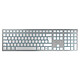 Cherry KW 9100 Slim for Mac (silver). Wireless keyboard - Bluetooth/RF 2.4 GHz - SX technology - Mac compatible - AZERTY, French .