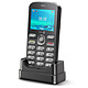 Doro 1880 Black . 4G LTE phone - Unisoc T107 - 2.8" 240 x 320 touch screen - 17 MB - Bluetooth 5.0 - 1000 mAh - hearing aid compatible .