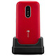 Doro 6820 Red/White . 4G LTE phone - Unisoc UMS9117 - 2.8" touch screen 240 x 320 - 17.3 MB - Bluetooth 5.0 - hearing aid compatible.