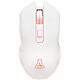 The G-Lab KULT HELIUM WL (Bianco). Mouse da gioco wireless - Sensore ottico da 6400 dpi - 6 pulsanti - Retroilluminazione RGB.