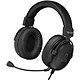 The G-Lab KORP Titanium Casque-micro pour gamer - supra-auriculaire - son stéréo - microphone détachable - jack 3.5 mm - compatible PC / PlayStation 4