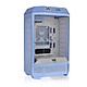 Thermaltake The Tower 300 - Hydrangea Blue . Mini Tower case with 3 tempered glass panels and 2 x 140 mm ARGB fans.