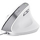 Trust Bayo II (Bianco) Mouse ergonomico a filo - per destrorsi - Bluetooth/RF 2,4 GHz - sensore ottico 2400 dpi - 6 pulsanti