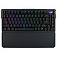 ASUS ROG Azoth Extreme (AZERTY, Français) Clavier gaming sans fil - USB/Bluetooth/RF 2.4 GHz - format ultra-compact 75% - interrupteurs mécaniques (switches ASUS ROG NX Snow) - écran OLED - rétroéclairage RGB Aura Sync - AZERTY, Français