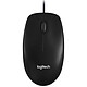 Logitech Mouse M100 (Noir) Souris filaire - ambidextre - capteur optique 1000 dpi - 3 boutons