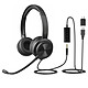 INOVU Hello Pro. Stereo headset - Jack 3.5 mm / USB with remote control and USB-C adapter.