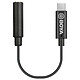 Boya BY-K4 Adaptateur Jack 3.5 mm TRS femelle vers USB-C