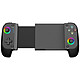 Mars Gaming MGPX (Noir) Manette de jeu pour smartphone - pliable - Bluetooth/USB-C - double vibration - fonction turbo - rétroéclairage Neon RGB Rainbow