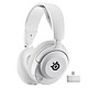 SteelSeries Arctis Nova 5P (White). Wireless gaming headset - closed circum-aural - RF 2.4 GHz/Bluetooth - 360° spatial audio - ClearCast 2.X noise-cancelling microphone - USB - PlayStation/PC/Mac/Mobile compatible.