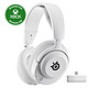 SteelSeries Arctis Nova 5X (White). Wireless gaming headset - closed circum-aural - RF 2.4 GHz/Bluetooth - 360° spatial audio - ClearCast 2.X noise-cancelling microphone - USB - Xbox/PC/Mac/Mobile compatible.