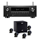 Denon AVR-S970H + Cabasse Alcyone 3 Black 5.1. 7.2 Home Cinema Amplifier - 95W/channel - HDMI 8K - Upscale 8K - HDR10+, Dolby Vision - Dolby TrueHD, DTS HD Master - Wi-Fi/Bluetooth - AirPlay 2 - Multiroom HEOS Built-in + 5.1 Speaker Pack.