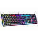 Spirit of Gamer Xpert-K250 Black. Wired gamer keyboard - USB - red mechanical switches - RGB backlighting - AZERTY, French .