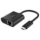 Belkin adattatore da USB-C a RJ45 Gigabit Ethernet passtrhough 100 W. Adattatore da USB-C a RJ45 Gigabit Ethernet con 100W Power Delivery.