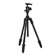 Manfrotto Befree Advanced AS - MKBFRTC4FB-BH Carbone/Rouge Kit trépied de voyage Befree Advanced AS en carbone avec bagues