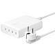 Belkin BoostCharge Pro 200W Charger (White). Caricabatterie per PC e MacBook con tecnologia GaN 4 porte 200W.