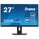 iiyama 27" LED - ProLite XUB2763QSU-B1. Monitor PC 2.5K - 2560 x 1440 pixel - 2 ms (scala di grigi) - 16:9 widescreen - Pannello IPS - 100 Hz - Adaptive Sync - DisplayPort/HDMI - Pivot - Hub USB 3.0 - Nero .