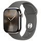 Apple Watch Series 10 GPS + Cellular 42 mm Natural Titanium Sport Band Mineral Grey M/L. 4G LTE Connected Watch - Titanium - Waterproof IP6X - GPS - Heart rate monitor/ECG/SpO2/Temperature - OLED Retina Always On display - Wi-Fi 4 / Bluetooth 5.3 - watchOS 11 - Sport Wristband M/L.