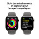 Acheter Apple Watch Series 10 GPS + Cellular 42 mm Titane Naturel Bracelet Sport Gris Minéral M/L