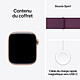 Apple Watch Series 10 GPS + Cellular 42 mm Aluminium Rose Or Bracelet Sport Textile Prune pas cher